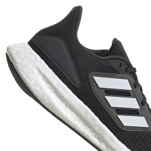 adidas Laufschuhe Pureboost 22 (Dämpfung) schwarz/weiss Herren